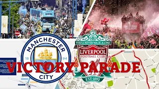 Man City & Liverpool Victory Parade