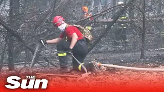 Live: Greece wildfires - Firefighters extinguish  monster blaze on Evia island