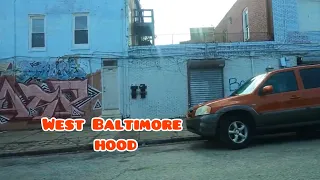 The Dangerous hood  Edmondson Ave Baltimore city