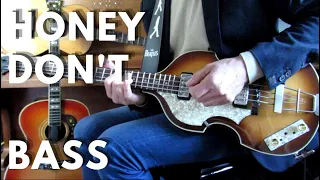 Beatles - Honey Don't - bass & acoustic
