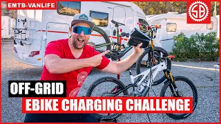 Ebike Off-Grid Charging - How to Charge 2 E Bikes off Solar Power in 1 Day..