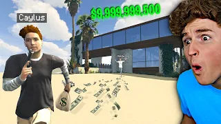 I ROBBED My Little Brothers MANSION In GTA 5 Roleplay..