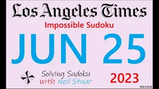 LA Times  Impossible Sudoku, Jun 25, 2023