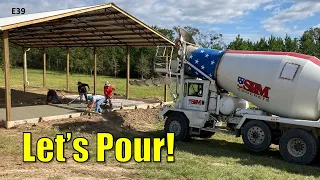 How to Pour a Concrete Slab and Footers for a Pole Barn