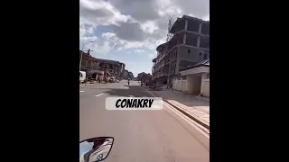 Aménagement des routes de Conakry #guinee #conakry