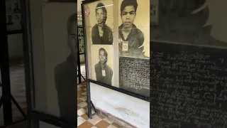 S21 museum Khmer Rouge genocide. These were the confessed. Khmer Democratic people party