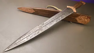 Restoration Old Rusty Caucasian Dagger Khanjali