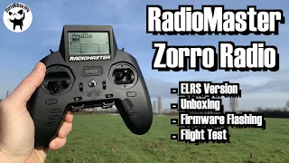 RadioMaster Zorro Radio.  Testing out the ExpressLRS version.  Supplied by RadioMaster