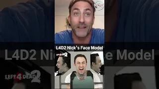 Nick's Face Model on L4D2 #l4d #left4dead #left4dead2