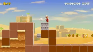 Mario Maker 2 Level - BIG BLOCK DESERT