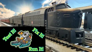 Test it! Fix it! Run it! HO Roco (Model Power) Pennsylvania Railroad (PRR) Baldwin RF-16 Sharknose