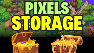 STORAGE in PIXELS Game How to have additional Storage as a FREE TO PLAY user