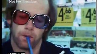 Elton John Visits Tower Records on Sunset