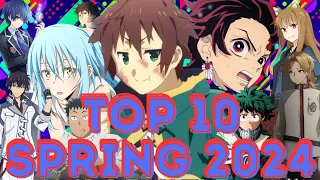 Top 10 Most Anticipated Anime in Spring 2024 (April-June)