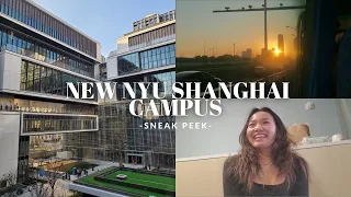 SNEAK PEEK OF NEW NYU SHANGHAI CAMPUS | new campus + NYU shanghai