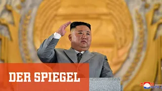 Tränen, Pomp und Säbelrasseln - Nordkorea feiert 75 Jahre Arbeiterpartei | DER SPIEGEL