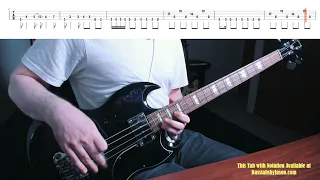 All Right Now Bass Cover with Tab: Live 1970: Isle of Wight: Free