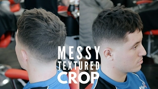 Men's Hairstyle 2017 - Short Textured Messy Crop - Step by Step Tutorial