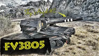 FV3805 - Sky's Angel #2 - UK SPG Tier IX | World of Tanks Replays | 1,1K Base EXP 4,2K Damage
