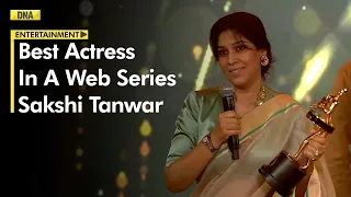 Zee Critics' Choice Awards: Sakshi Tanwar shines in 'Mai', wins Best Actress in a Web series