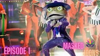 Masked Icons S1 E1 ''8 Icons Arrive To The Stage''