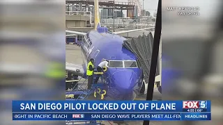 Pilot Climbs Through Cockpit Window