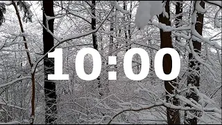 Jazz Evenings 10 Minute Winter Timer with Music for Classroom