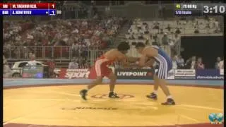 Mehdi Taghavi (IRI) vs Alexander Kontoev (BLR) 66kg 1/8 Final - 2013 World Wrestling Championships,