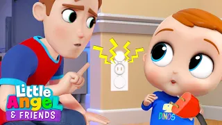 Safety Song | Watch Out, Don't Get Hurt! | Little Angel And Friends Kid Songs