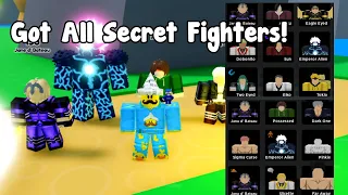 I Got All Secret Fighters In Anime Fighters Simulator Roblox!