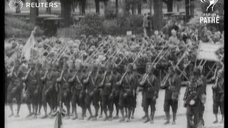 FRANCE: Paris military parade to mark Bastille Day (1931)