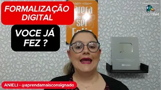 🔴 FORMALIZAÇÃO DIGITAL - PROPOSTA INSS -  BPC LOAS - VOCÊ JÁ FEZ ? - ANIELI EXPLICA