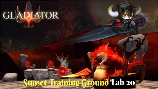 Dragon Nest Sea | AliceJAPAN Gladiator " Maddoxe " Sunset Training Ground Lab 20 Run