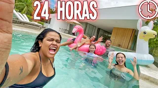 24 HORAS NA PISCINA DA MANSÃO DE SP !!!