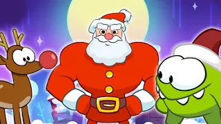 اوم نوم قصص Super-Noms: Saving Christmas | فيديو مضحك عيد الميلاد الكرتون | Learn Arabic With Om Nom