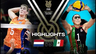 🇳🇱 NED vs. 🇲🇽 MEX - Highlights | Women's OQT 2023