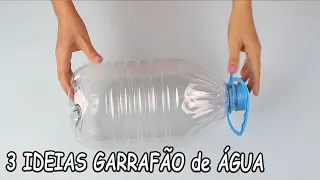 3 IDEIAS USANDO GARRAFÃO DE ÁGUA - IDEIAS ÚTEIS