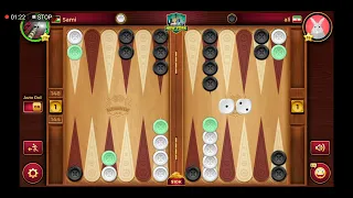 backgammon game #140 مباراة طاولة / طاولي