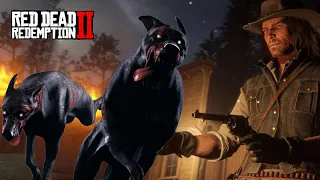 CÃES DO INFERNO? Butcher Creek a vila atacada pelos cães. - Red Dead Redemption 2