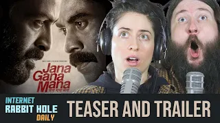 Jana Gana Mana Official Trailer AND Teaser | Prithviraj Sukumaran | irh daily REACTION!