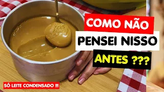 O Jeito Mais Fácil de Fazer DOCE DE LEITE !!