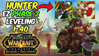 🏹 COMPLETE BEGINNER's SOD Phase 2 Hunter Leveling Guide 🏹 ( Races  / Talents/Runes /Rotation/Pets❗)