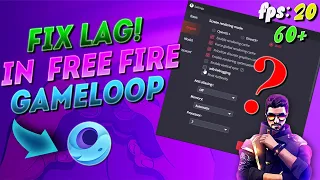 HOW TO FIX LAG IN GAMELOOP (2022) ✌️ FREE FIRE LAG FIX FOR GAMELOOP AND BEST SETTINGS FOR LOW END PC