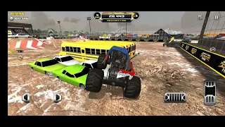 FRIST MONSTER TRUCK DESTRUCTION VIDEO.   LIKE AND SUBSCRIBE PLS