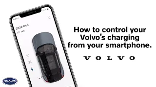 HOW TO CONTROL YOUR VOLVO CHARGING | Volvo Cars App