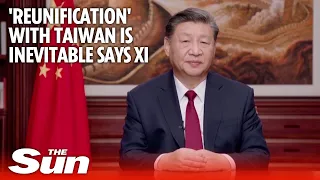 'Reunification' with Taiwan is inevitable says China's Xi