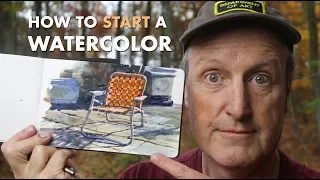 How to Start a Watercolor