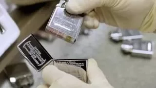 BrandmadeTV - How a Zippo Lighter is made (40 seconds)