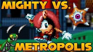 Mighty vs. Metropolis Zone! - Mighty & Ray in Sonic 2 (ROM hack) - Preview 2