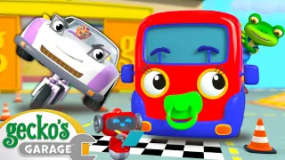Baby Truck's First Driving Test | Gecko's Garage | Trucks For Children | Cartoons For Kids